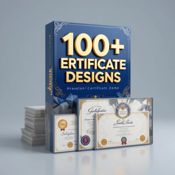 ???? 100+ Certificate Designs – Premium Templates for Every Occasion!