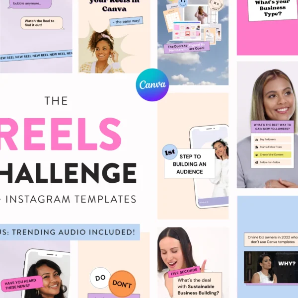Reels & TikTok Video Templates Bundle for Canva